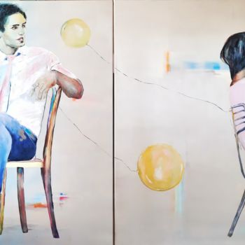 Malarstwo zatytułowany „Nieprzypadkowe spot…” autorstwa Agnieszka Banasiak, Oryginalna praca, Akryl