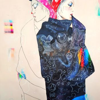 Malarstwo zatytułowany „To cała ja 3” autorstwa Agnieszka Banasiak, Oryginalna praca, Akryl