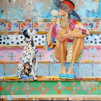 Malarstwo zatytułowany „Podaruj mi trochę s…” autorstwa Agnieszka Banasiak, Oryginalna praca, Akryl