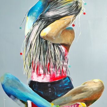 Malarstwo zatytułowany „Wyjątkowy dzień wyj…” autorstwa Agnieszka Banasiak, Oryginalna praca, Akryl