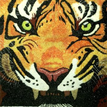 Artesanato intitulada "087-tiger.jpg" por Helder Zunguene, Obras de arte originais, Jóias