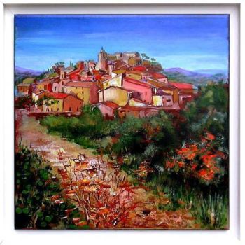 Pintura intitulada "Dan - Roussillon" por Dan, Obras de arte originais