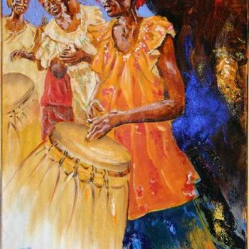 Pintura intitulada "Dan - Africa-4" por Dan, Obras de arte originais