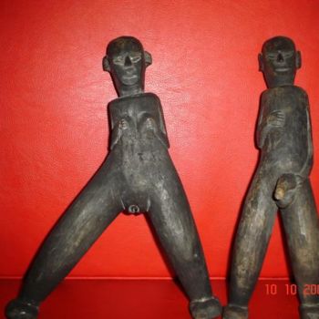 A pair of AKHA statue no.1