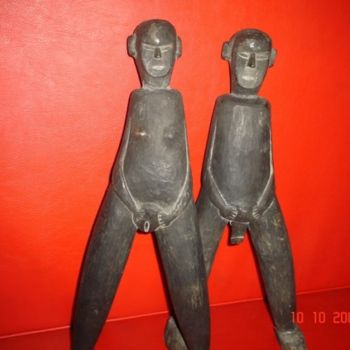 A pair of AKHA statue no.2
