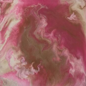Peinture intitulée "Rosé" par Art Démétré, Œuvre d'art originale, Acrylique Monté sur Châssis en bois