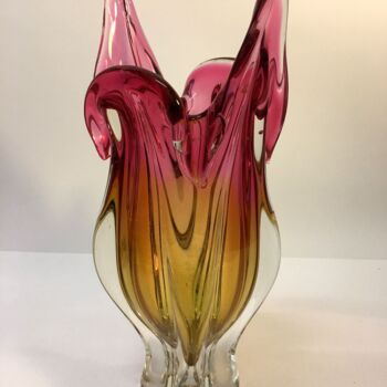 Design intitolato ""Vase"by Josef Hosp…" da Art Glass, Opera d'arte originale, Tavola arte