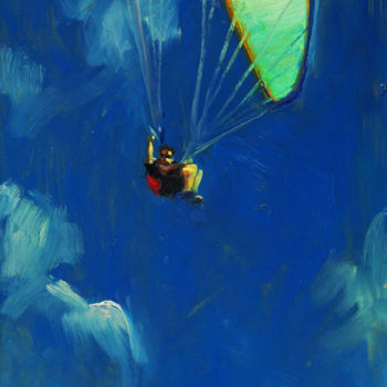 Картина под названием "AT THE ALTITUDE OF…" - Vladimir Grigoryan, Подлинное произведение искусства, Масло