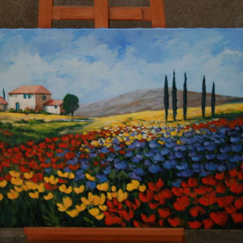 Painting titled "Toscana" by Art La Chapelle, Original Artwork