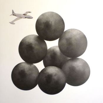 Рисунок под названием "p-10-avion-2.jpg" - Marie Agnes Annic, Подлинное произведение искусства