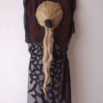 Textile Art με τίτλο "She knows" από Art Sil, Αυθεντικά έργα τέχνης