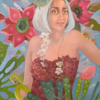 Peinture intitulée "Sarittaé magnifiqua" par Art Sueno, Œuvre d'art originale, Huile