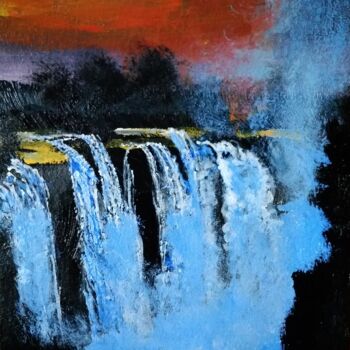 绘画 标题为“Водопад” 由Art-Teodora, 原创艺术品, 丙烯