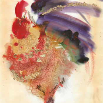 Картина под названием ""ФЕВРАЛЬ"" - Tatiana Ponomareva, Подлинное произведение искусства, Акварель