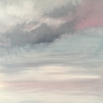 Painting titled ""Nuages"" by Vanessa Brondeau Douelle, Original Artwork, Acrylic