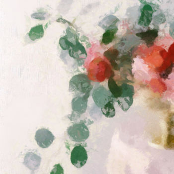 Pintura titulada "Flowers at the wind…" por Julia Ya, Obra de arte original, Oleo