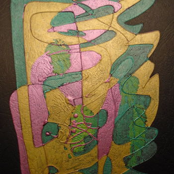 Peinture intitulée "Java" par Art24k, Œuvre d'art originale