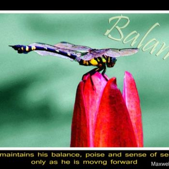 Pintura intitulada "Balance" por Art4inspiration, Obras de arte originais