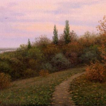 Painting titled "Рассвет. Dawn" by Igor Mikhailov, Original Artwork, Oil