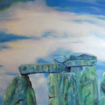 Peinture intitulée "Stonehenge" par Urs, Œuvre d'art originale, Acrylique
