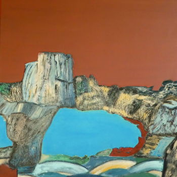 Malerei mit dem Titel "Arco naturale   Cap…" von Urs, Original-Kunstwerk, Acryl