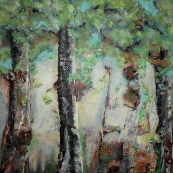 Peinture intitulée "Faszination "Wald"" par Urs, Œuvre d'art originale, Acrylique