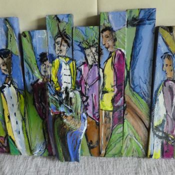 Artcraft titled "People in different…" by Urs, Original Artwork