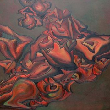 Malarstwo zatytułowany „Coq” autorstwa Vilkovo Boats, Oryginalna praca