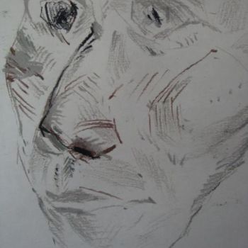 Drawing titled "portrait" by Vilkovo Boats, Original Artwork, Other