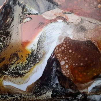 Malerei mit dem Titel "magma" von Chantal Fischer, Original-Kunstwerk