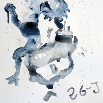Pintura titulada "La mala leche" por José Luis Ansón Gómez, Obra de arte original, Tinta