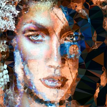 Digital Arts titled "Lady boy" by Isabelle Cussat (Artassuc), Original Artwork, Photo Montage