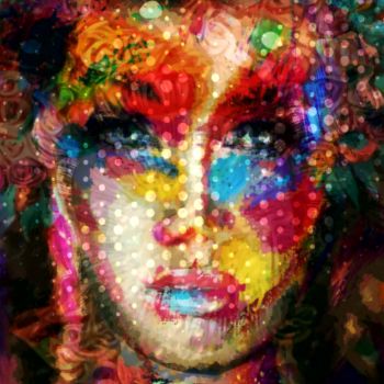 Цифровое искусство под названием "Colors" - Isabelle Cussat (Artassuc), Подлинное произведение искусства, Фотомонтаж