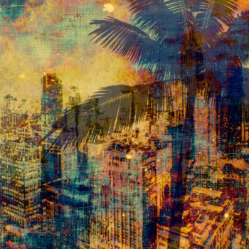 Arte digital titulada "City 3" por Isabelle Cussat (Artassuc), Obra de arte original, Foto-montaje