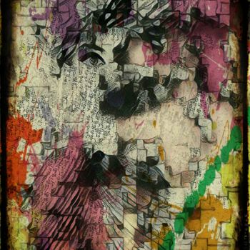 Digital Arts titled "Dessin Personnage 2" by Isabelle Cussat (Artassuc), Original Artwork, Photo Montage