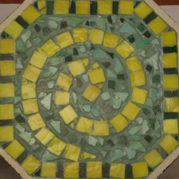 Malerei mit dem Titel "Mosaics by Naomi" von Art Atelier, Original-Kunstwerk