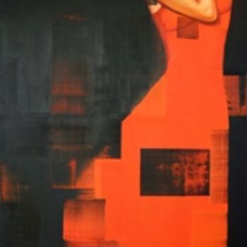 Картина под названием "Flamenco rhythm" - Tatiana Bernard, Подлинное произведение искусства, Масло
