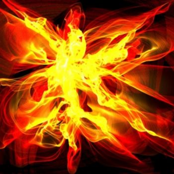 Digital Arts titled "Fire Fayri" by Artauxmurs, Original Artwork, Digital Painting