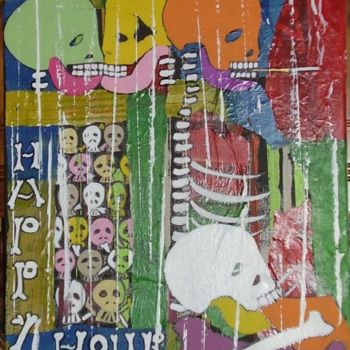 Malerei mit dem Titel "HAPPY HOUR" von Beatrice Mosseron, Original-Kunstwerk