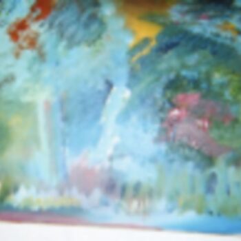 「trees dream」というタイトルの絵画 Artbyeによって, オリジナルのアートワーク, オイル