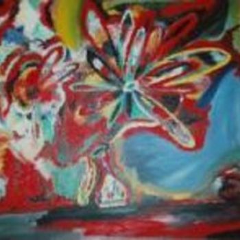Картина под названием "1-flor-gigante-eric…" - Artbye, Подлинное произведение искусства