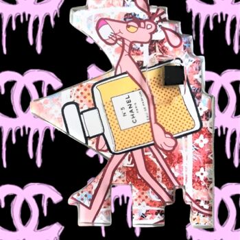 Gravures & estampes intitulée "Art-Cade Bites Pink…" par Artcadebites, Œuvre d'art originale, Impression numérique