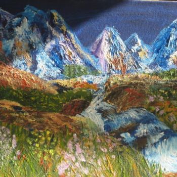 "Blue Mountains" başlıklı Tablo Adele Steinberg tarafından, Orijinal sanat