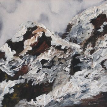 Malerei mit dem Titel "Bear Mountain" von Adele Steinberg, Original-Kunstwerk