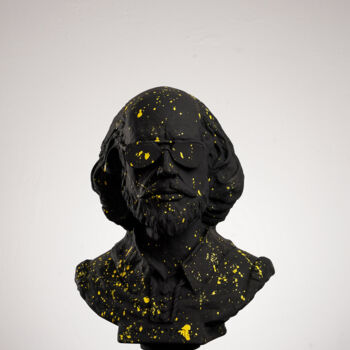Sculptuur getiteld "Shakespeare Today H…" door Dervis Yusuf Akdemir, Origineel Kunstwerk, Hars