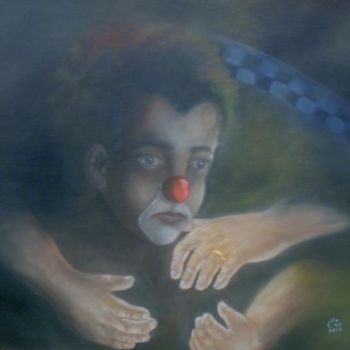 Painting titled "Circus of Life" by Visual Art Web, Original Artwork