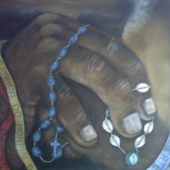 Painting titled "The Prayer" by Visual Art Web, Original Artwork