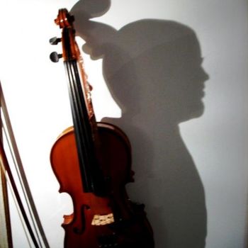 Scultura intitolato "Violoniste" da Paul Pacotto, Opera d'arte originale