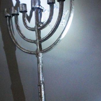 Γλυπτική με τίτλο "chandelier 1.jpg" από Paul Pacotto, Αυθεντικά έργα τέχνης, Μέταλλα
