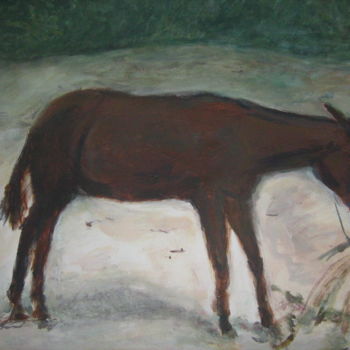 Painting titled "Halte sur une plage" by Artcouleur S, Original Artwork